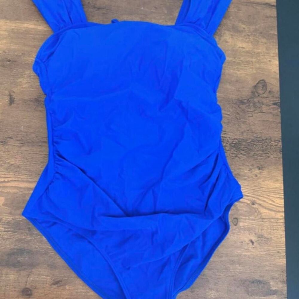 No-brand Women's Blue Swimsuit-one-piece
